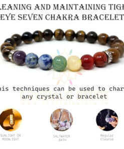 Seven Chakra Tiger Eye Bracelet