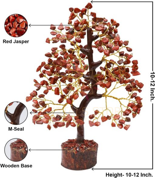 Red Jasper Crystal Gift Tree