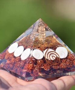 Gomti Rudraksha Orgone Pyramid