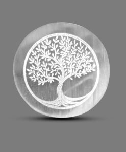 Selenite Tree Of Life Charging Plate