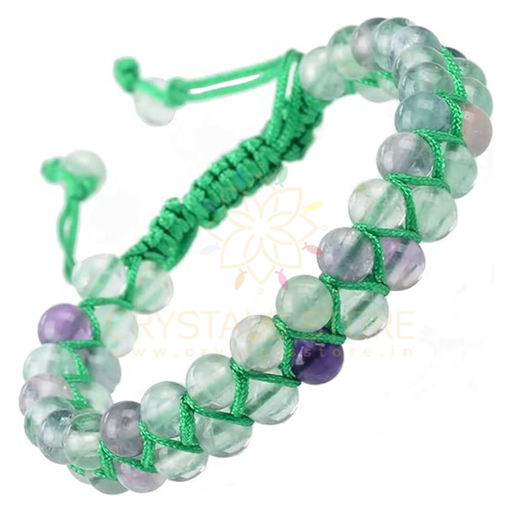 Buy REMEDYWALA Charged Multicolor Fluorite Bracelet 8MM at Amazon.in